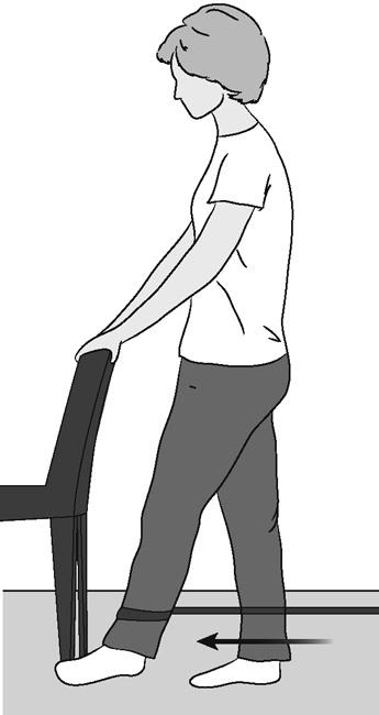 Illustration of resistive hip flexion