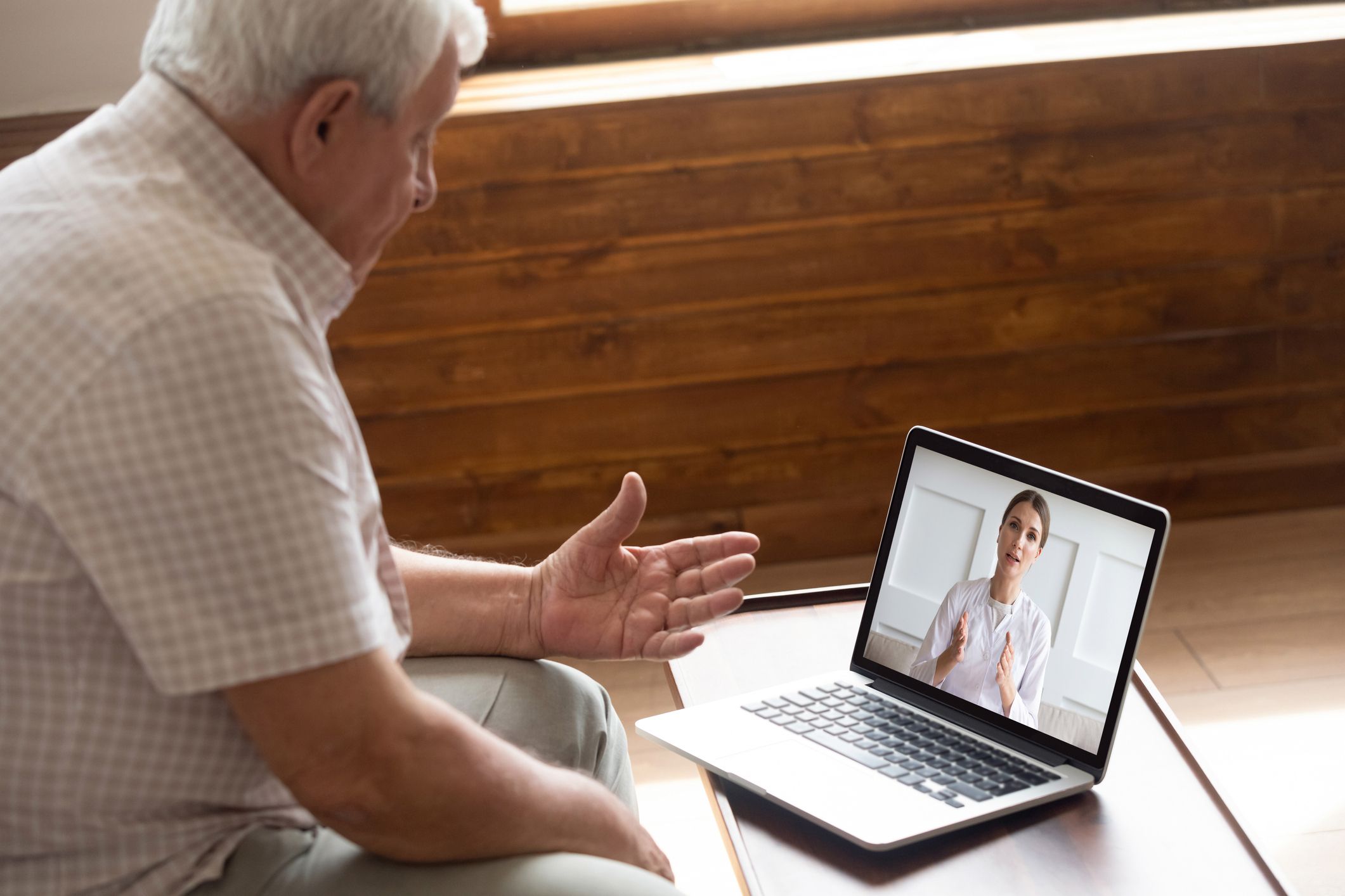 doctor-patient video teleconference